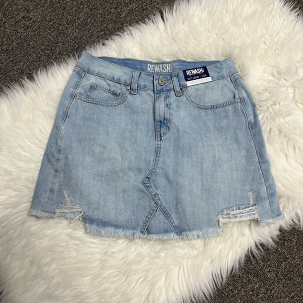 NWT Denim Mini Skirt